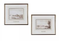 PAIR OF FRAMED WATERCOLOUR DRAWINGS at Ross's Online Art Auctions