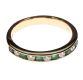 9CT GOLD EMERALD AND DIAMOND HALF-ETERNITY RING at Ross's Online Art Auctions