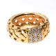 TIFFANY & CO. 18CT GOLD AND DIAMOND 'VANNERIE' RING WITH BOX at Ross's Online Art Auctions