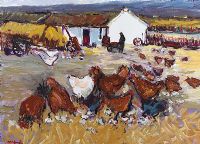 FREE RANGE by Marie Carroll at Ross's Online Art Auctions