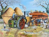 TRACTION STEAM ENGINE by Cecil Geddis at Ross's Online Art Auctions