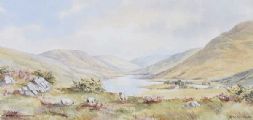 THE BRAES OF BALQUHIDDER by Hamilton Sloan at Ross's Online Art Auctions