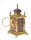 BRASS AND CLOISONNE CLOCK at Ross's Online Art Auctions