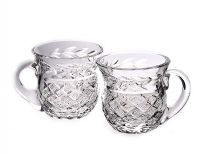 PAIR OF WATERFORD CRYSTAL HOT CHOCOLATE CUPS at Ross's Online Art Auctions