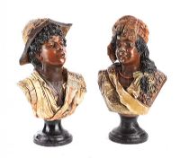 PAIR OF BLACKAMOOR BUSTS at Ross's Online Art Auctions