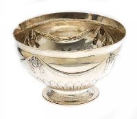 SILVER ROSE BOWL at Ross's Online Art Auctions