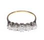 18CT GOLD 5 STONE DIAMOND RING at Ross's Online Art Auctions