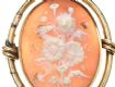 GOLD-TONE CAMEO PENDANT at Ross's Online Art Auctions