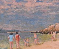 BEACH AT BUNBEG by Norman J. Smyth RUA at Ross's Online Art Auctions
