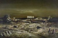 WINTER LANDSCAPE by Daniel O'Neill at Ross's Online Art Auctions