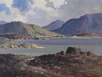 NEAR WESTPORT, COUNTY MAYO by George K. Gillespie at Ross's Online Art Auctions