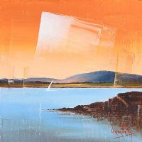 WHITESAIL, STRANGFORD by Verner Finlay at Ross's Online Art Auctions