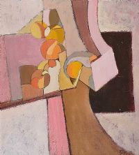 STILL LIFE WITH ORANGES by Richard J. Croft PPRUA at Ross's Online Art Auctions