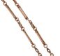 9CT GOLD FANCY-LINK 'T-BAR' CHAIN at Ross's Online Art Auctions