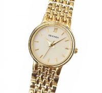 SEKONDA GOLD-PLATED STAINLESS STEEL LADY'S WRIST WATCH at Ross's Online Art Auctions