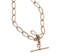 9CT ROSE GOLD FANCY-LINK CHAIN at Ross's Online Art Auctions