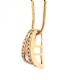 14CT GOLD AND DIAMOND PENDANT AND CHAIN at Ross's Online Art Auctions