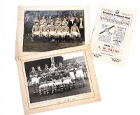 TWO FOOTBALL PHOTOGRAPHS at Ross's Online Art Auctions