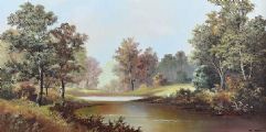 THE RIVER BANK by Wendy Reeves at Ross's Online Art Auctions