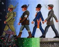 SON OF ULSTER MARCHING TO THE SOMME by Cupar Pilson at Ross's Online Art Auctions