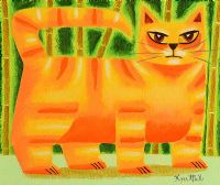 GINGER CAT by Graham Knuttel at Ross's Online Art Auctions
