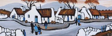 THE WEE VILLAGE by J.P. Rooney at Ross's Online Art Auctions