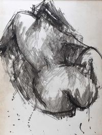 NUDE STUDY by Barrie Cooke HRHA at Ross's Online Art Auctions