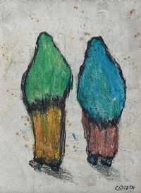 TWO SHAWLIES by William Conor RHA RUA at Ross's Online Art Auctions