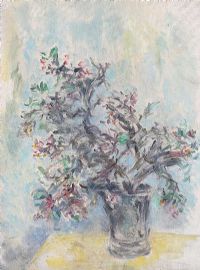 STILL LIFE, A VASE OF FLOWERS by Stella Steyn at Ross's Online Art Auctions