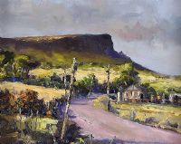 BINEVENAGH FROM THE SEA COAST ROAD by James Holmes at Ross's Online Art Auctions