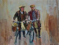 THE SHOPPERS by Robert Taylor Carson RUA at Ross's Online Art Auctions