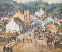 FAIR DAY, CUSHENDALL by Donal McNaughton at Ross's Online Art Auctions