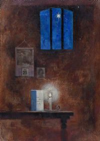 CANDLELIGHT, CHRISTMAS DAY by Irish School at Ross's Online Art Auctions