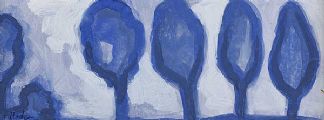 FOUR TREES by Markey Robinson at Ross's Online Art Auctions
