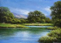 NEAR WESTPORT, COUNTY MAYO by Gerard Marjoram at Ross's Online Art Auctions