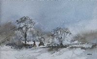 MORNING SNOW by Tom Kerr at Ross's Online Art Auctions