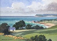 WHITE PARK BAY, COUNTY ANTRIM by David Long UWS at Ross's Online Art Auctions