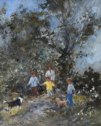 REDBURN WOOD, HOLYWOOD by Tom Kerr at Ross's Online Art Auctions