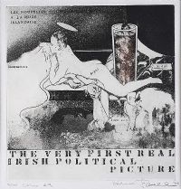 THE VERY FIRST REAL IRISH POLITICAL PICTURE by Michael Farrell RHA at Ross's Online Art Auctions