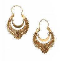 GOLD EARRINGS at Ross's Online Art Auctions