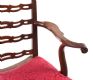 ANTIQUE MAHOGANY LADDER BACK CHAIR at Ross's Online Art Auctions