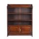LATE NINETEENTH CENTURY OAK OPEN BOOKCASE at Ross's Online Art Auctions