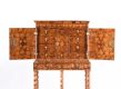 QUEEN ANNE OYSTER VENEERED TWO DOOR CABINET ON STAND at Ross's Online Art Auctions
