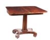 VICTORIAN MAHOGANY TURNOVER LEAF TEA TABLE at Ross's Online Art Auctions