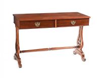 ANTIQUE MAHOGANY TWO DRAWER SIDE CABINET at Ross's Online Art Auctions