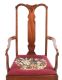 EDWARDIAN MAHOGANY ARMCHAIR at Ross's Online Art Auctions