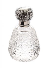 SILVER PERFUME BOTTLE-1890 at Ross's Online Art Auctions