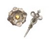 TWO STERLING SILVER BROOCHES at Ross's Online Art Auctions