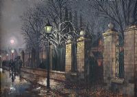 THE CHURCH GATES by George Callaghan at Ross's Online Art Auctions