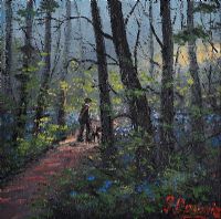BLUEBELL WOODS by James Downie at Ross's Online Art Auctions